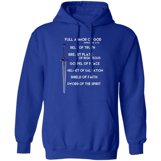 Full Armor of God larger Hoodies